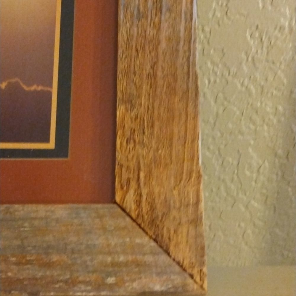 Western Cowboy Windmill Wooden Picture Frame Home Decor Accents - Picture 4 of 11